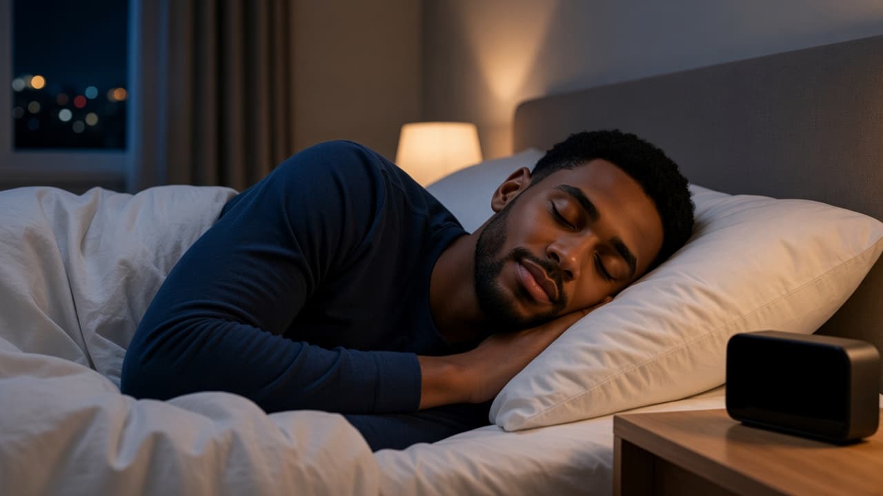 Someone asleep while the WhatsApp bot keeps the desk open